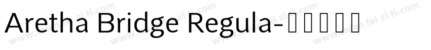 Aretha Bridge Regula字体转换